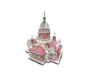 Woodcraft Drevené 3D puzzle Issa Kiev's Cathedra / 238 dielikov / od 8 rokov / Obtiažnosť: jednoduchá