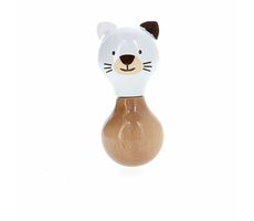 Vilac Drevená hrkálka mačička Mariette / od 1 mesiaca