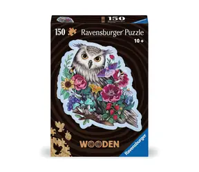 Ravensburger Drevené puzzle Tajomná sova / 150 dielikov / od 10 rokov