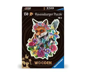 Ravensburger Drevené puzzle Farebná líška / 150 dielikov / od 10 rokov