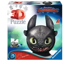 Ravensburger Puzzle-Ball Ako vycvičiť draka 3 Bezzubka / 72 dielikov / od 6 rokov