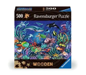 Ravensburger Drevené puzzle Podmorský svet / 500 dielikov / od 14 rokov