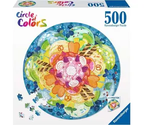 Ravensburger Kruhové puzzle Zmrzlina /500 dielikov/ od 12 rokov