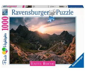 Ravensburger Dych vyrážajúce hory Pohorie Serra de Tramuntana Malorka / 1000 dielikov / od 14 rokov