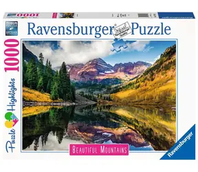 Ravensburger Dych vyrážajúce hory Aspen Colorado / 1000 dielikov / od 14 rokov