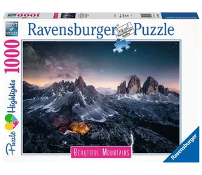 Ravensburger Dych vyrážajúce hory Dolomitskej veže Talianska / 1000 dielikov / od 14 rokov