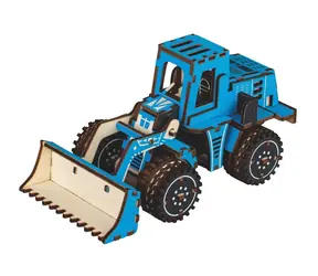 Woodcraft Drevené 3D puzzle Nakladač / 116 dielikov / od 8 rokov / Obtiažnosť: jednoduchá 