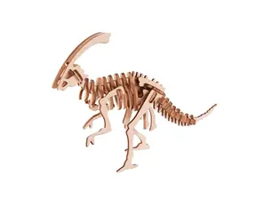 Woodcraft Drevené 3D puzzle Parasaurolophus - 31 dielikov / od 8 rokov / Obtiažnosť: jednoduchá