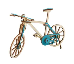 Woodcraft Drevené 3D puzzle Bicykel / 27 dielikov / od 8 rokov / Obtiažnosť: jednoduchá 