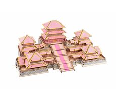 Woodcraft Drevené 3D puzzle Epang palace / 311 dielikov / od 8 rokov / Obtiažnosť: jednoduchá 