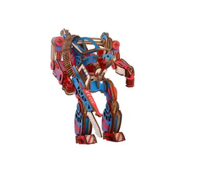 Woodcraft Drevené 3D puzzle Powersuit / 225 dielikov / od 8 rokov / Obtiažnosť: jednoduchá 