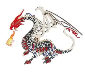 Woodcraft Drevené 3D puzzle Drak