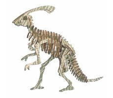 Woodcraft Drevené 3D puzzle Parasaurolophus - 37 dielikov / od 8 rokov / Obtiažnosť: jednoduchá 