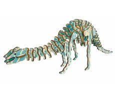 Woodcraft Drevené 3D puzzle Diplodocus / 40 dielikov / od 8 rokov / Obtiažnosť: jednoduchá 