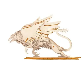 Woodcraft Drevené 3D puzzle Griffin / 37 dielikov / od 8 rokov / Obtiažnosť: jednoduchá 