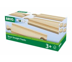 Brio Krátke rovné koľaje / od 3 rokov 