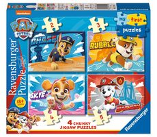 Ravensburger Moje prvé puzzle Tlapková patrola 2/3/4/5 dielikov / od 18 mesiacov 