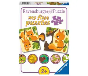 Ravensburger Moje prvé puzzle Zvieratká a mláďatá 9x2 dielikov / od 2 rokov 