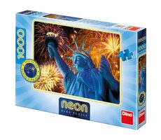 Dino Žiariace Socha Slobody - Neon / 1000 dielikov / od 15 rokov