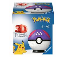Ravensburger 3D Puzzle-Ball Pokémon: Master Ball / 54 dielikov / vek od: 6