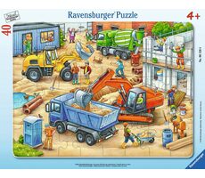 Ravensburger Veľké stavebné autá / 40 dielikov / od 4 rokov 