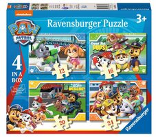 Ravensburger Tlapková patrola vo veľkofilme 4 v 1 - 12+16+20+24 dielikov / od 3 rokov