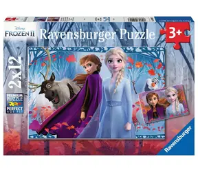 Ravensburger Disney: Ľadové kráľovstvo 2 - 2x12 dielikov / od 3 rokov 