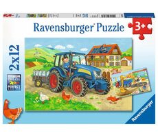 Ravensburger Stavenisko a dvor / 2x12 dielikov / od 3 rokov 