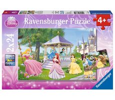 Ravensburger Disney: Kúzelné princezné / 2x24 dielikov / od 4 rokov 