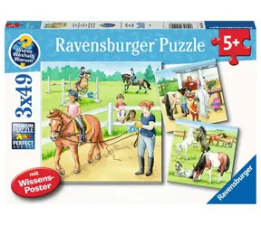 Ravensburger Kone / 3x49 dielikov / od 5 rokov 