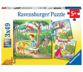 Ravensburger Malá červená čiapočka / 3x49 dielikov / od 5 rokov 