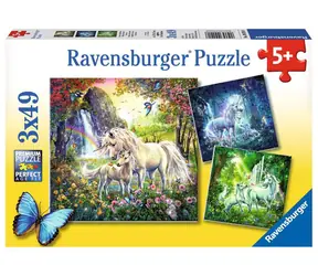 Ravensburger Krásni jednorožci / 3x49 dielikov / od 5 rokov 