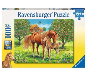 Ravensburger Kone na pastvine / 100 dielikov / od 6 rokov 