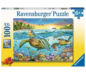 Ravensburger Plávanie s vodnými korytnačkami / 100 dielikov / od 6 rokov 