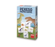 Dino Pexeso - Dinosaury / Dĺžka hry: 20 min. / Počet hráčov: 2-4 / od 4 rokov