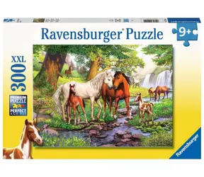 Ravensburger Kone pri rieke / 300 dielikov / od 9 rokov  