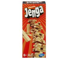 Hasbro Jenga drevená spoločenská hra / Dĺžka hry: 15+ minút / Počet hráčov: 3-5 / od 6 rokov