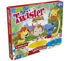 Hasbro Twister Junior CZ SK verzia / Dĺžka hry: 15+ minút / Počet hráčov: 2-4 / od 3 rokov