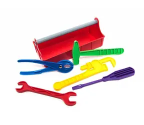 Skrinka s náradím 5 ks / plast / od 3 rokov