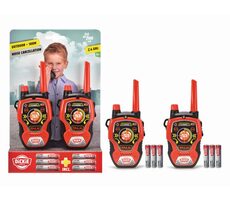Dickie Vysielačky Walkie Talkie Fun 16 cm 2 ks v sete / 2,4 GHz / dosah: až 100 m / od 4 rokov