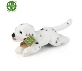 Rappa Plyšový pes Dalmatín ležiaci 20 cm / ECO-FRIENDLY / od 0 mesiacov