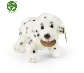 Rappa Plyšový pes Dalmatín stojaci 20 cm / ECO-FRIENDLY / od 0 mesiacov