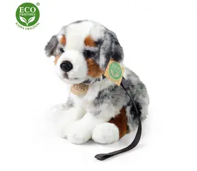 Rappa Plyšový pes Austrálsky ovčiak 27 cm / ECO-FRIENDLY / od 0 mesiacov