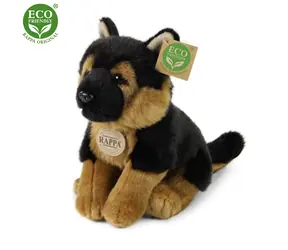 Rappa Plyšový pes Ovčiak 23 cm / ECO-FRIENDLY / od 0 mesiacov