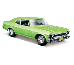Maisto Chevrolet Nova SS 1970 metal svetlo zelená / mierka: 1:24 / od 3 rokov