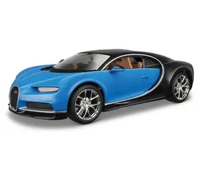 Maisto - ASSEMBLY LINE Bugatti Chiron modrá / mierka: 1:24 / od 3 rokov
