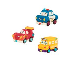 B-Toys Mini autíčka na zotrvačník Mini Wheeee-ls! Školský bus / od 12 mesiacov