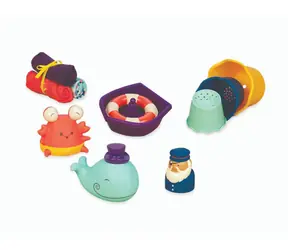 B-Toys Sada hračiek do kúpeľa Wee B. Splashy