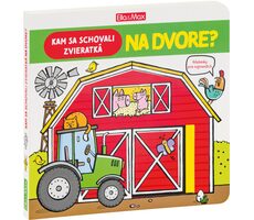 Presco Group Ella&amp;Max Kam sa schovali ZVIERATKÁ NA DVORE - Hádanky pre najmenších - SK / Jazyková verzia: SK / od 3 rokov