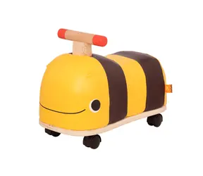 B-Toys Odrážadlo drevené Včielka / od 18 mesiacov
